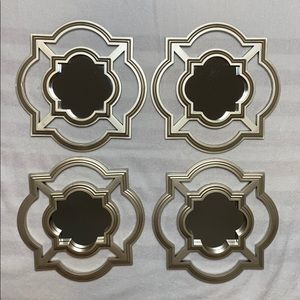 4 piece wall mirror
